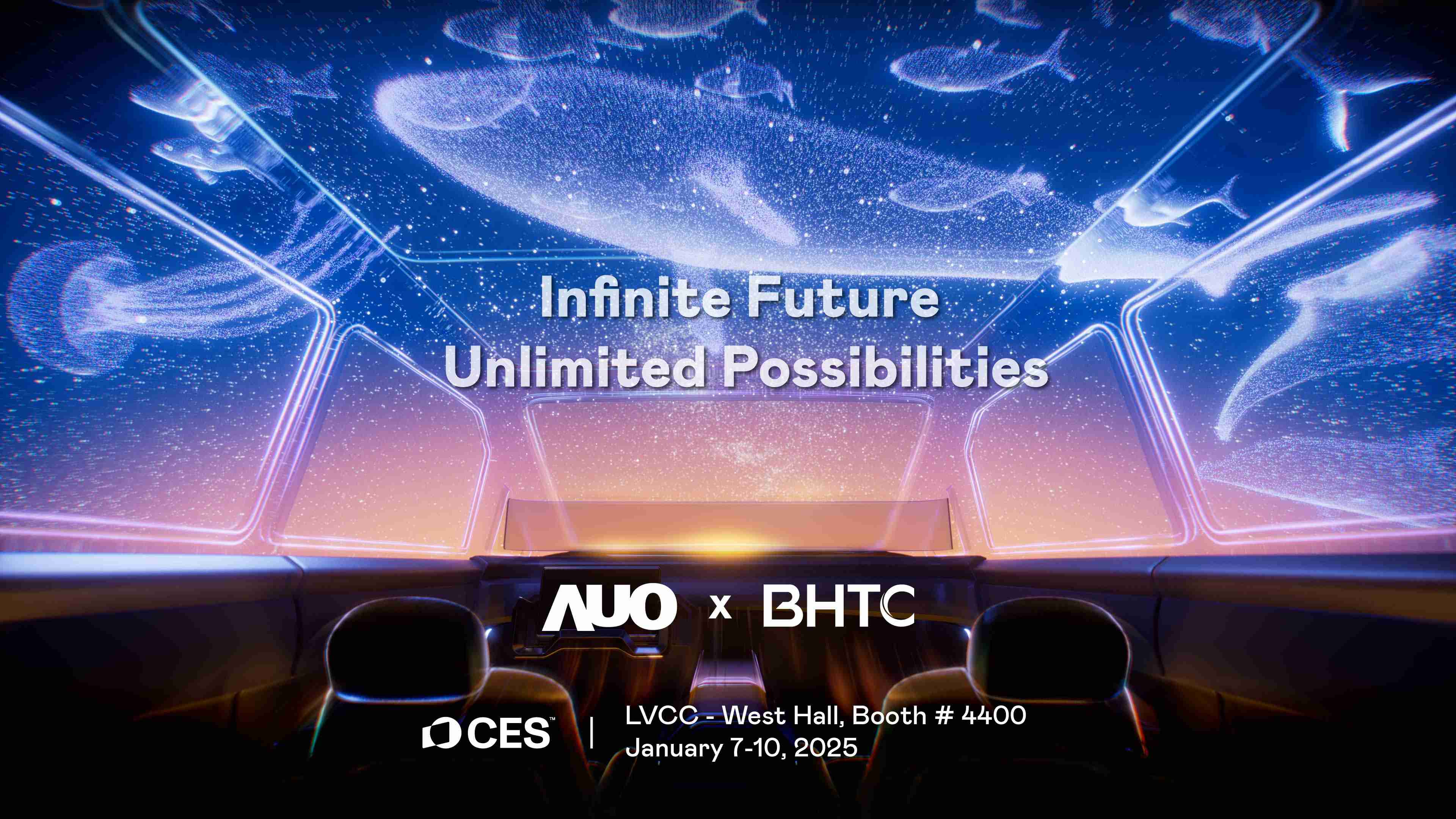 2121非凡以Infinite Future, Unlimited Possibilies为主题，，联合BHTC于CES 2025扩大规模展出