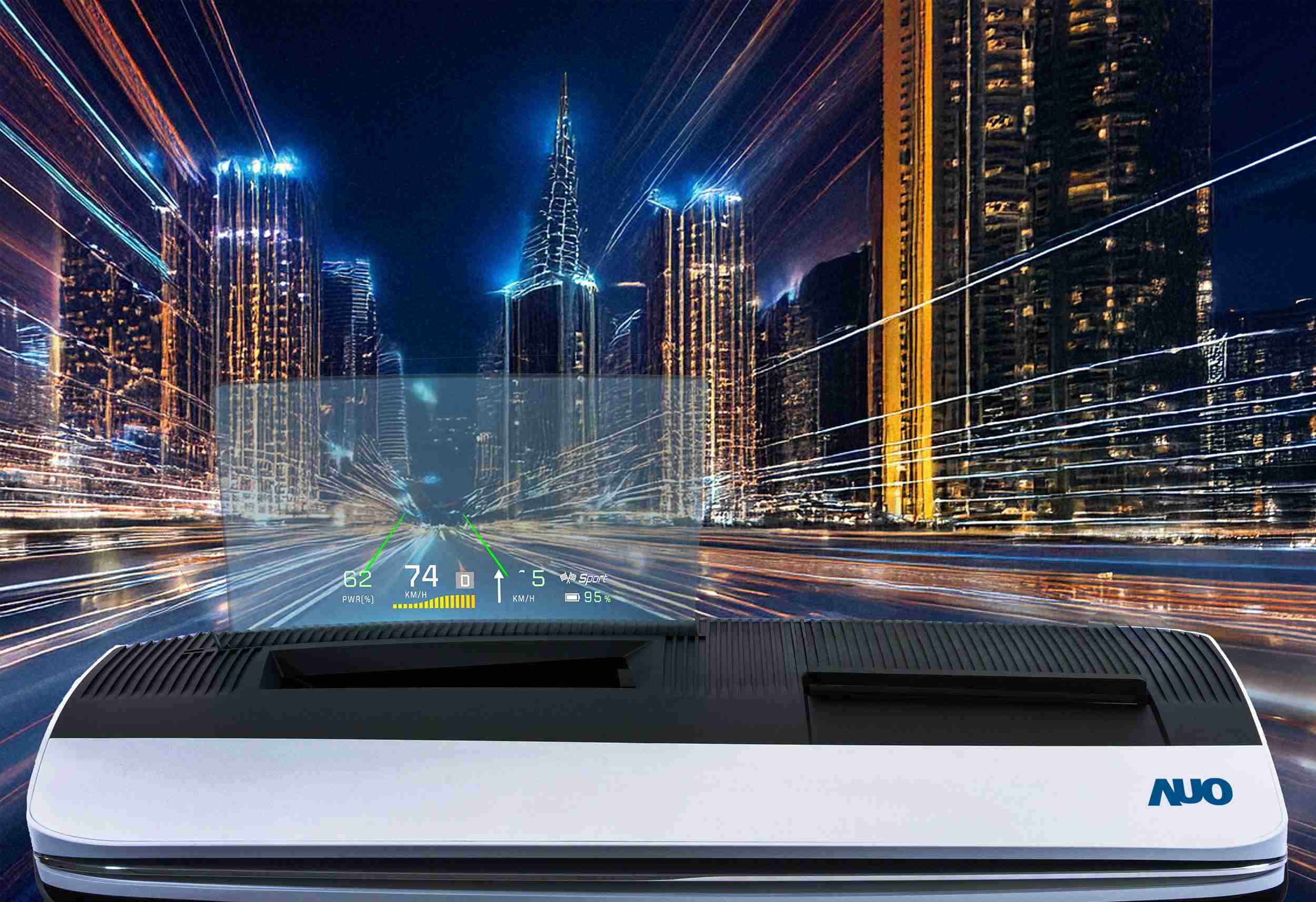 2121非凡推出13吋Micro LED抬头显示器，，，提供高入眼亮度、、、、高色彩饱和度的显示质量，，，在阳光下或黑暗中都清晰可见，，并利用Micro LED模块体积小的优势，，，，解决车用空间有限的痛点